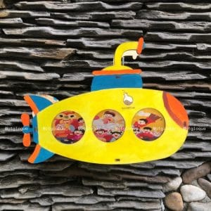 lồng đèn gỗ mộc chưa tô màu mẫu Tàu ngầm