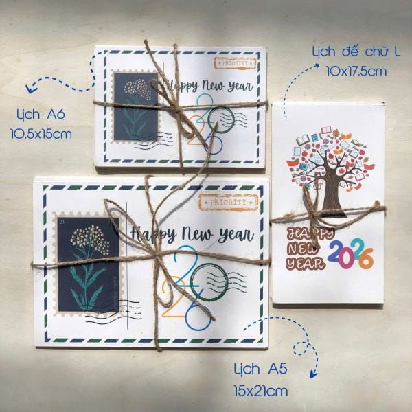 Lịch năm mới thủ công 2026 chủ đề Mã Đáo Thành Công món quà doanh nghiệp năm Bính Ngọ